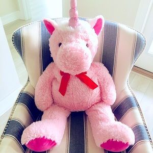 🦄 40” Tall JUMBO Pink Unicorn Plush